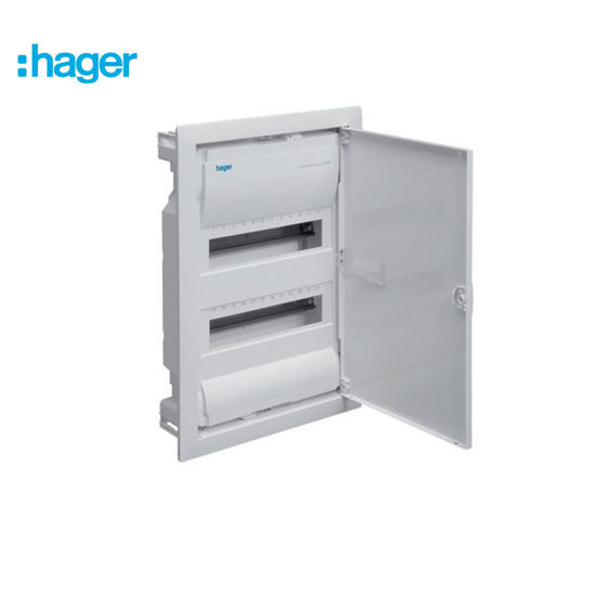 Image de COFFRET ENCASTREE 2 RAIL PORTE BLANC HAJER