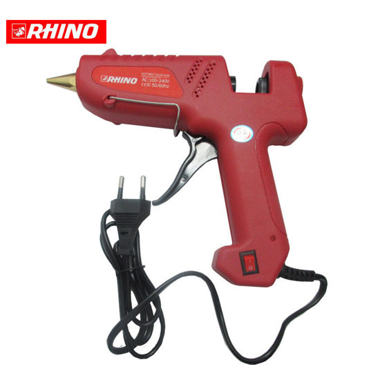 Image de PISTOLET COLLE CHAUDE A BOUTON 80W RHINO
