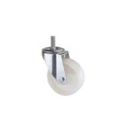 Image de ROUE PIVOT BLANC AVEC TIGE 50
