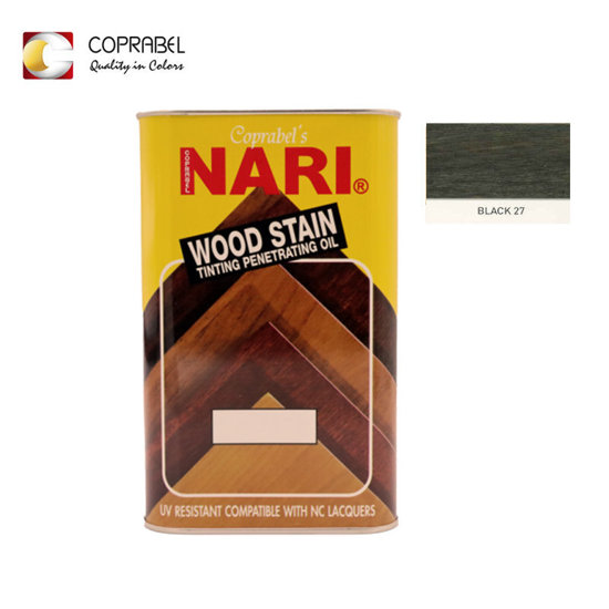 Image de NARI WOOD STAIN NOIR 1L COPRABEL