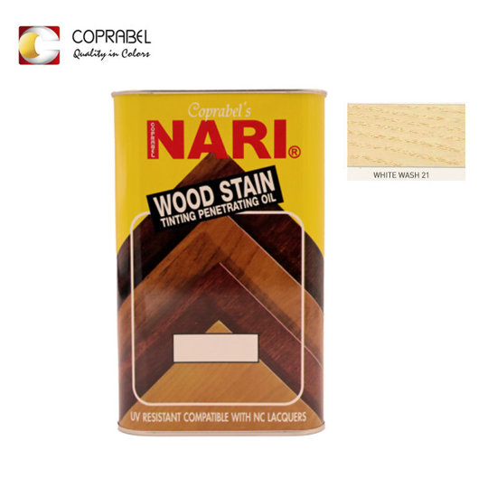 Image de NARI WOOD STAIN BLANC DE CHAUX 1L COPRABEL