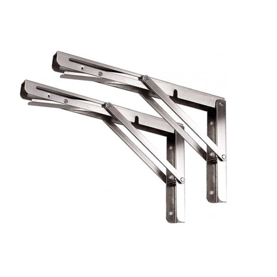 Image de CONSOLE D'ETAGERE PLIABLE 25CM INOX