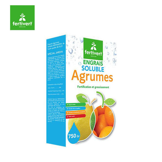 Image de ENGRAIS SOLUBLE AGRUMES 750G FERTIVERT