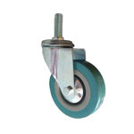 Image de ROUE PIVOT AVEC TIGE D75 GRIS