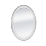 Image de MIROIR SALLE DE BAIN OVAL ARGENT