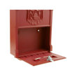 Image de BOITE A LETTRE ALUMINIUM ROUGE  RUST2500ST 