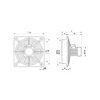 Image de VENTILATEUR AXIAL 2700 TR/MN 1500M3H D250-2K