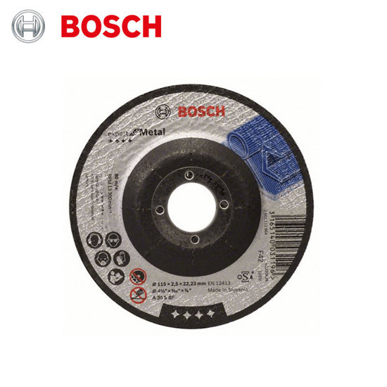 Image de DISQUE EBARBAGE 115X22X6 POUR ACIER BOSCH