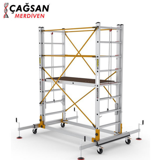 Image de ECHAFAUDAGE ALUMINIUM S004XL FP MODULAIR H4.7 CAGSAN