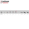 Image de ECHAFAUDAGE ALUMINIUM S008 XL FP MODULAIRE H8.0 ÇAGSAN