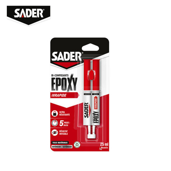 Image de EPOXY RAPIDE SERINGUE 25ML SADER