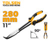 Image de PINCE A BEC DEMI ROND COUDE 280MM TLS10292" TOLSEN