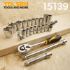 Image de JEU DE 22 PIECES POUR CLIQUET 1/2"10-32MM TOLSEN