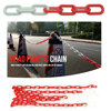 Image de CHAINE SIGNALISATION PLASTIQUE ROUGE/BLANC 6MM 1ML