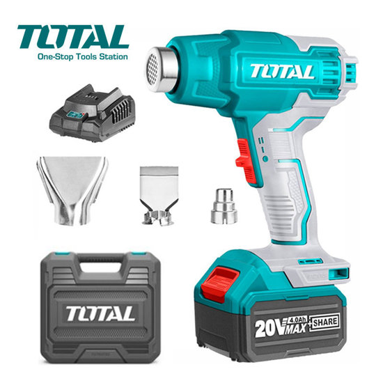 Image de DECAPEUR A BATTERIE 20V+CH+3TETE-TBLI20025 TOTAL
