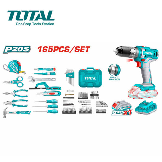 Image de PACK VISSEUSE AVEC BATTERIE 20+CHARGEUR+165-THKTHP11652 TOTAL