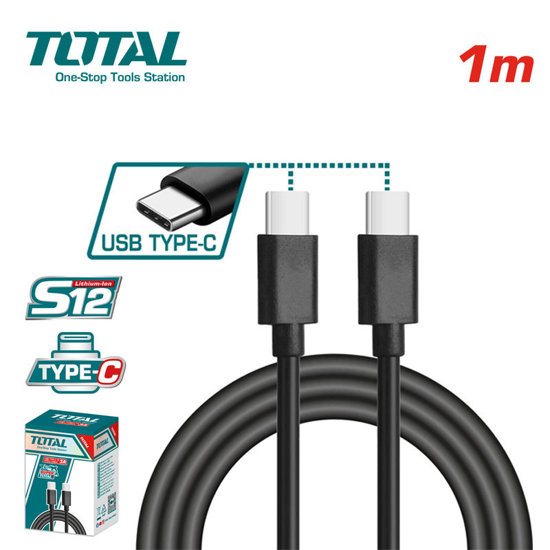 Image de CABLE CHARGE TYPE C 1M-TIUCC02 TOTAL