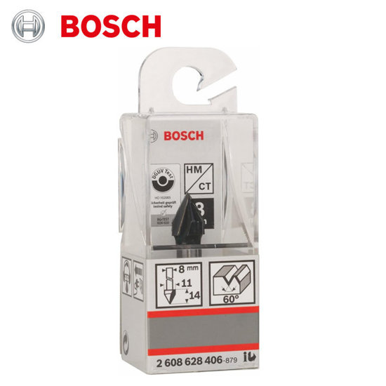 Image de FRAISE A RAINURER EN V 8X11X45 BOSCH