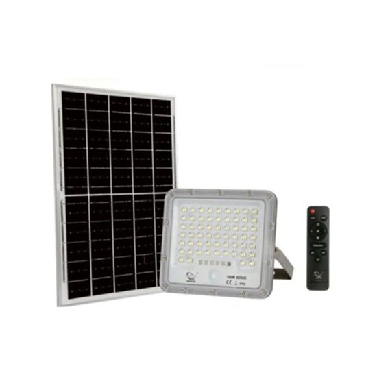 Image de PROJECTEUR SOLAIRE 100W A PANNEAUX
