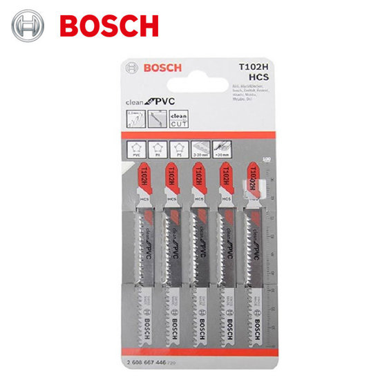 Image de LAME SCIE SAUTEUSE T102H HCS PVC  BOSCH