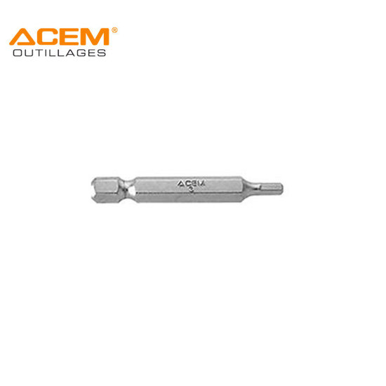 Image de EMBOUT 1/4 POUR VIS 6 PANS H3 L89 ACEM