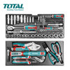 Image de CAISSE METALLIQUE 132 OUTILS THPCS71321 TOTAL