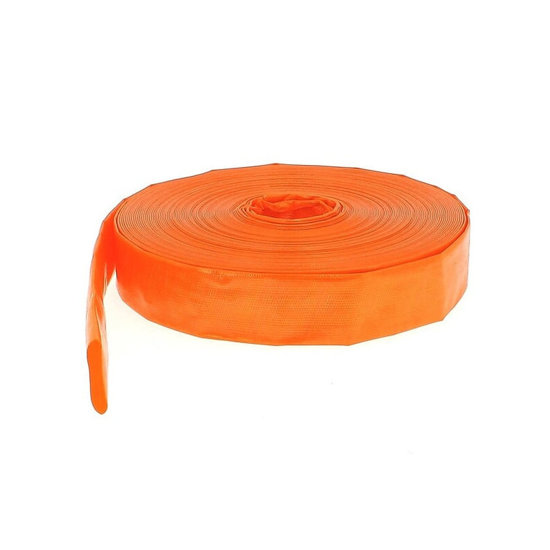 Image de TUYAU REFOULEMENT ORANGE PLAT AGROFLAT 50MM 1M
