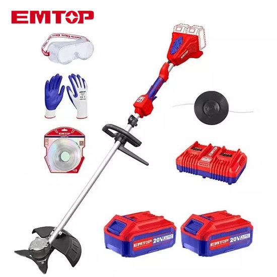 Image de DEBROUSSAILLEUSE ET COUPE BORDURE BRUSH 40V+ACCE-ELMR200285 EMTOP