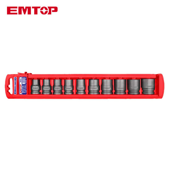Image de JEU DE 10 DOUILLES A CHOCS 1/2"10-24 -EMSS12101 EMTOP