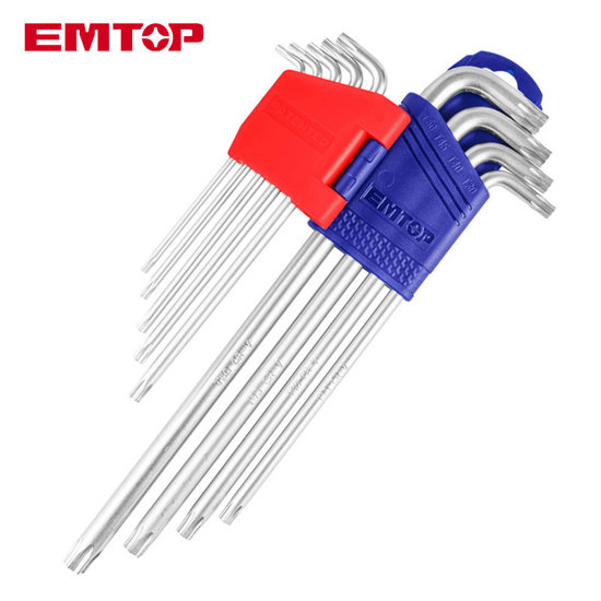 Image de JEU 9 CLES THORX T10-T50 EXTRA LONG-EHKY3092 EMTOP