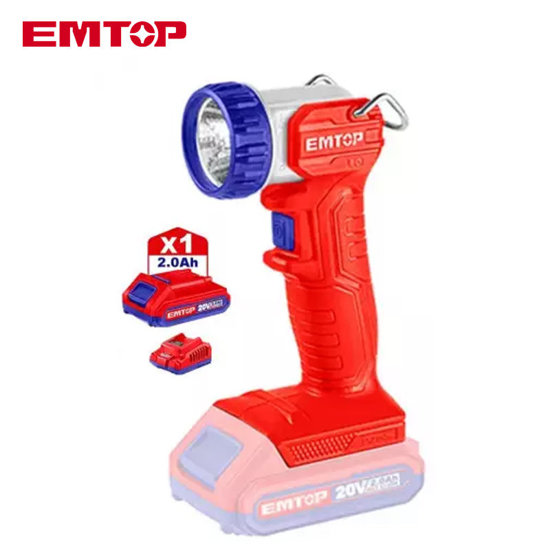 Image de TORCHE LED 50W 20V S BAT -ELWL2038 EMTOP
