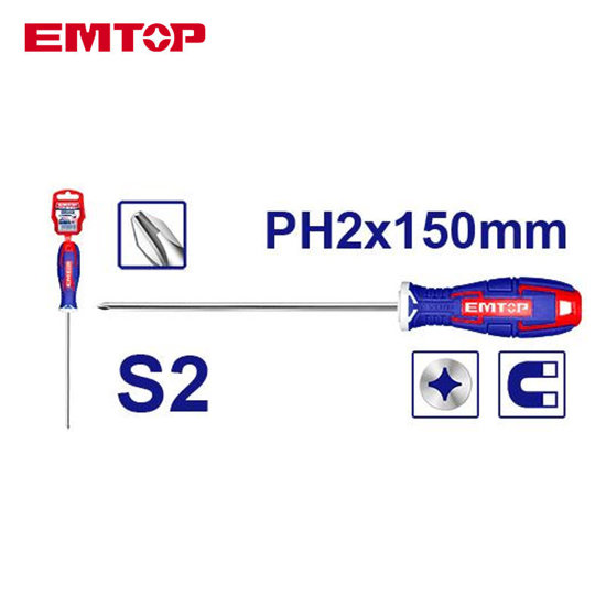 Image de TOURNEVIS AMERICAIN S2 PH2X150-ESDRPH2602 EMTOP