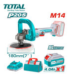 Image de POLISSEUSE 180MM AVEC BATTERIE 4A+SAC-TAPLI20181 TOTAL