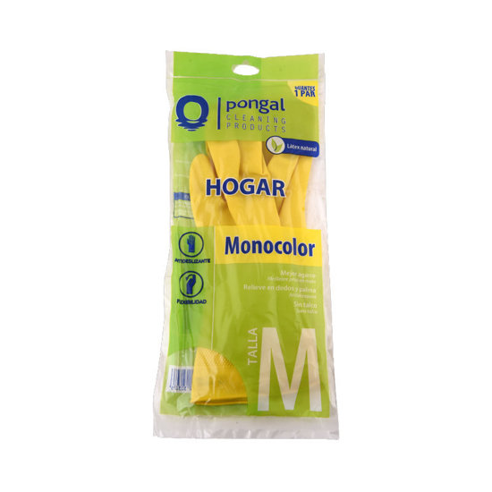 Image de PAIRE DE GANT MENAGE JAUNE M  PONGAL