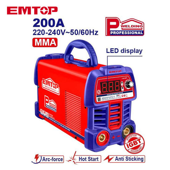 Image de POSTE SOUDURE MMA 200A PRO+AC-EWDEM2061 EMTOP
