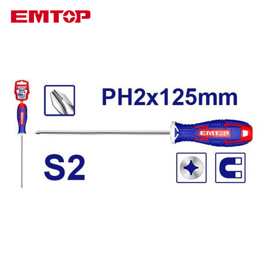 Image de TOURNEVIS AMERICAIN S2 PH2X125-ESDRPH2502 EMTOP