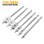 Image de JEUX DE 6 MECHES A BOIS PLATES (10-25MM) 75655 TOLSEN