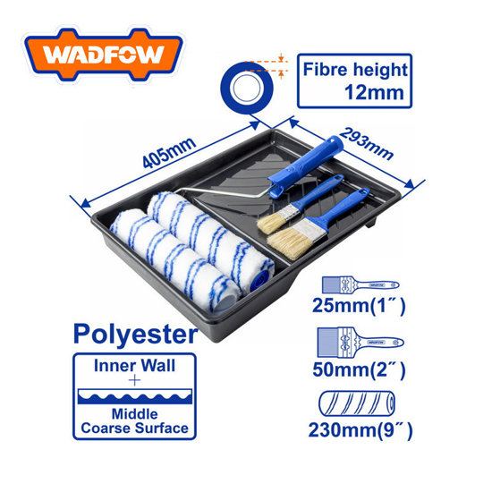 Image de BAC DE PEINTURE 6 PIECES-WCB3H62 WADFOW 