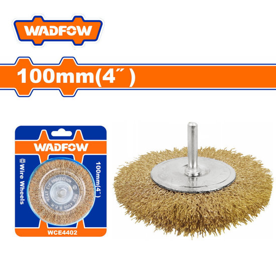 Image de BROSSE METALLIQUE PLATE A TIGE 100-WCE4402 WADFOW