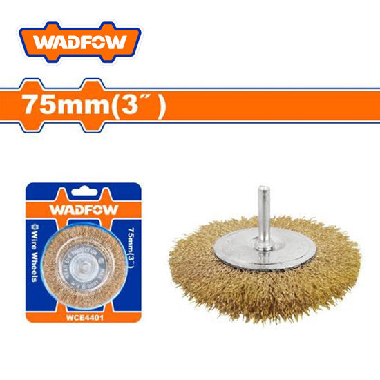 Image de BROSSE METALLIQUE PLATE A TIGE 75 MM-WCE4401 WADFOW