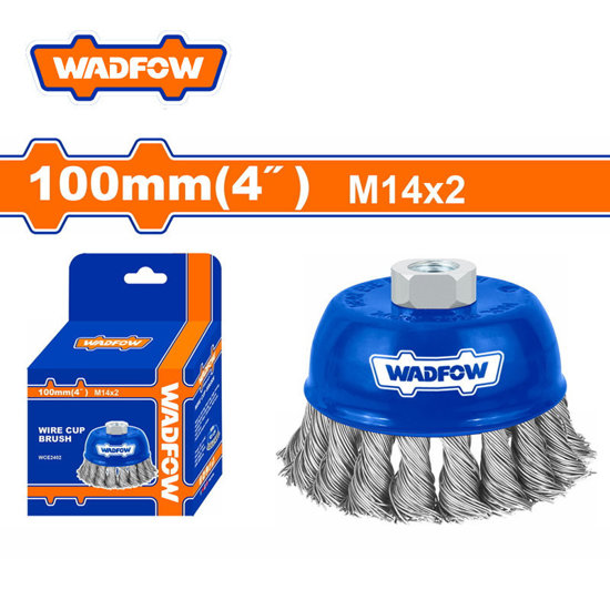 Image de BROSSE METALLIQUE TORSADEE 100 MM-WCE2402 WADFOW