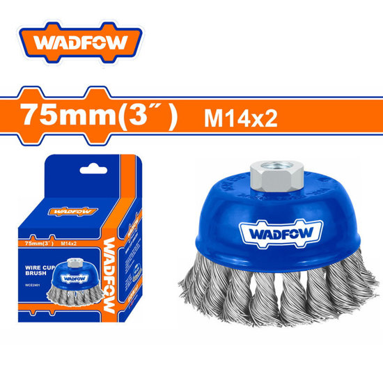 Image de BROSSE METALLIQUE TORSADEE 75 MM-WCE2401 WADFOW