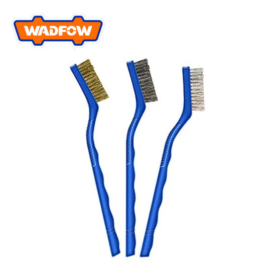Image de JEU DE 3 BROSSES METALLIQUES A MAIN 7"WBH3607 WADFOW