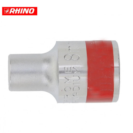 Image de DOUILLE 1/2" CRV 6 PANS 8MM RHINO