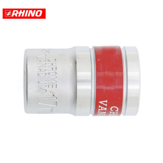 Image de DOUILLE 1/2" CRV 6 PANS 17MM RHINO