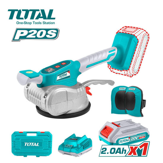Image de MACHINE VIBRANTE POUR CARRELAGE LITHIUM-ION TTVLI20101 TOTAL