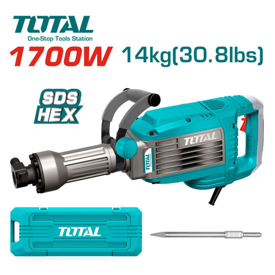 Image de MARTEAU PIQUEUR 14KG 1700W-TH217068 TOTAL