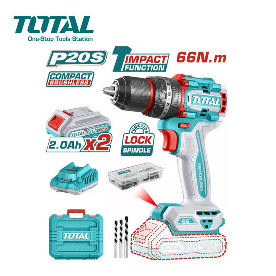 Image de PERCEUSE VISSEUSE  66NM SANS FIL -TIDLI206681 TOTAL