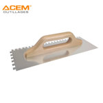 Image de PLATOIR INOX DENTEE 480X130X0.7 DENTURE CARREE 10X10MM ACEM