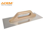 Image de PLATOIR INOX MANCHE EN BOIS 680X130X0.7MM ACEM